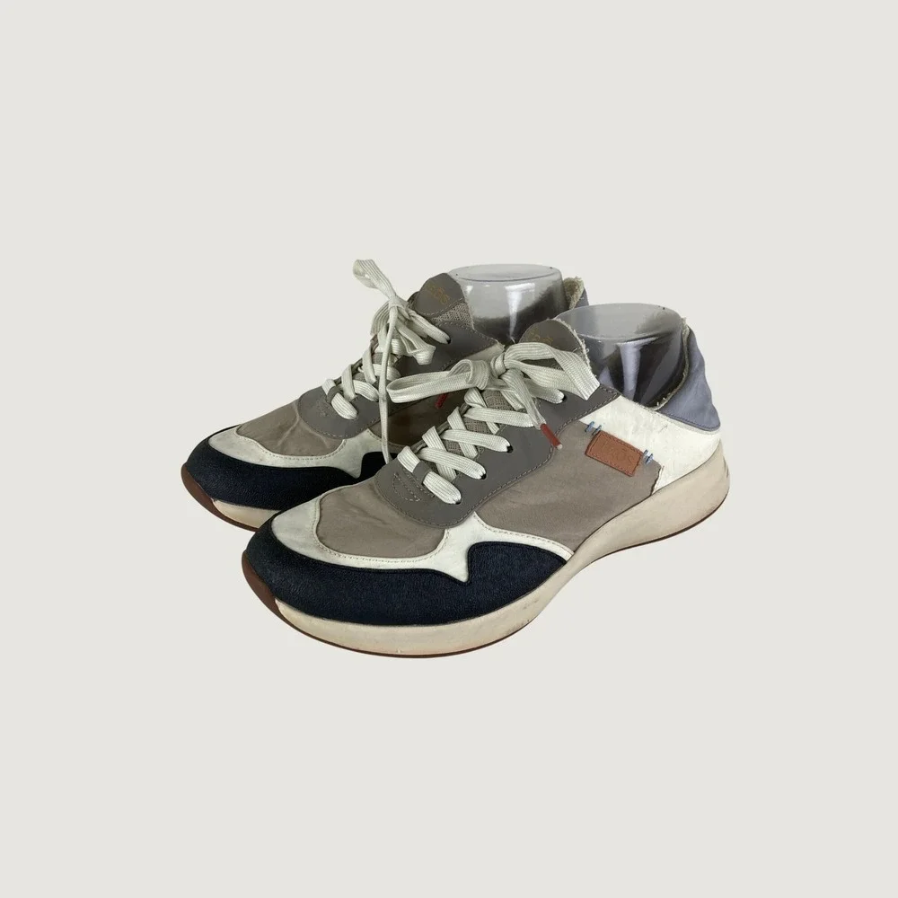 Taos Direction Sneakers Women Sz 9.5 Taupe Multi Colorblock Comfort Shoes